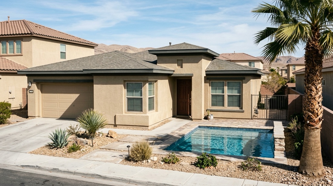 Las Vegas luxury home exterior